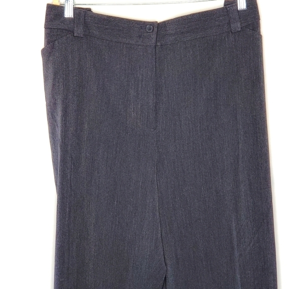 Lane Bryant Wide Leg Cuffed Pants Plus Size 28 Tall Stretch Hi-Rise Trousers NEW - Picture 2 of 12